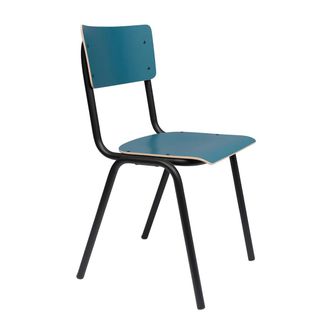 Zuiver Back to School Stuhl, petrol