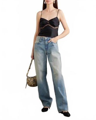 Staud Terra Silk Top In Black