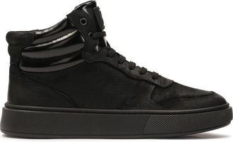 Kazar Zwarte sneakers met hoge schacht - Heren - Sneakers - Zwart - 42 EU - Schoenen