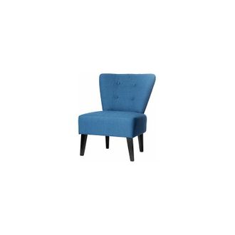 Paperflow Paperflow - Sill&oacute;n Brighton Patas De Madera Maciza Azul