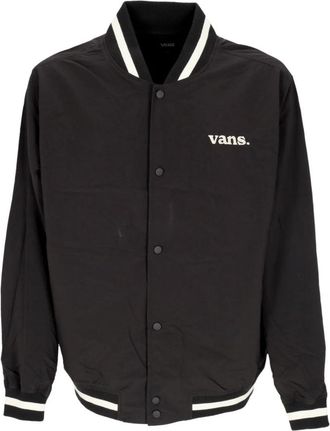 Vans Zwarte Varsity Jack Lichtgewicht Ongevoerd - Heren - Bomber jackets - Zwart - S - Nylon - Jassen