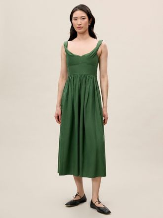 Rebecca Taylor Sleeveless Midi Dress