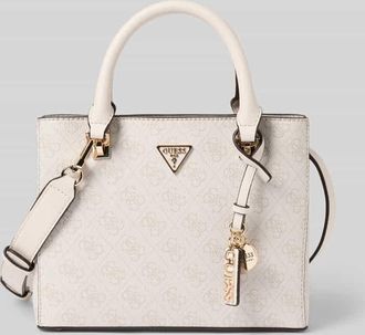 Guess Handtasche mit Logo-Muster Modell NOELLE II in Weiss, Gr&ouml;&szlig;e 1