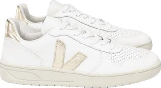 Veja V-10 Chromevrije Sneakers - Dames - Sneakers - Wit - 40 EU - Katoen - Schoenen