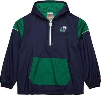 Mitchell & Ness Giacca Dallas Mavericks Team OG 3.0 con mezza zip - Blu