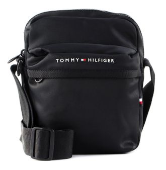 Tommy Hilfiger Men TH Skyline Mini Reporter Shoulder Bag Small, Black (Black), One Size
