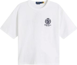 Ralph Lauren T-shirt Crest - - Tops - Uomo - Bianco - M
