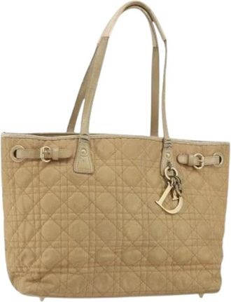 Dior Pre-owned Tote Bags, female, Beige, Size: ONE SIZE Pre-owned Vintage Tote Bag