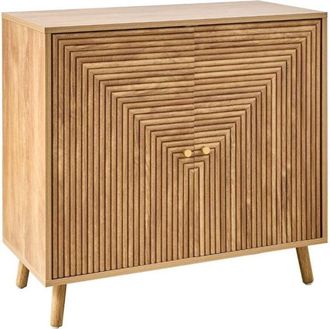 Calicosy Aparador 2 puertas efecto lamas en L, L80 cm - EDEN