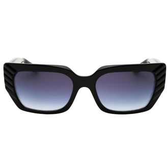 Guess Zonnebril Met Glanzend Zwart Frame En Getinte Glazen Met Kleurverloop