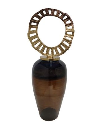 Sagebrook Home 35In Vase With Crown Top