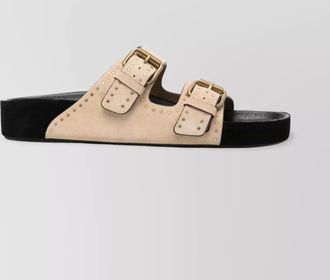 Isabel Marant buckle sandals with asymmetric open toe