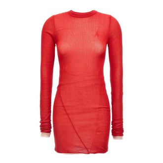 The Attico Dames, Jurken, Rood, Maat: 2XS Katoen