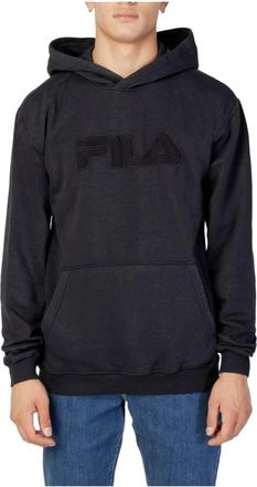 Fila Embroidered Logo Hoodie - Heren - Hoodies - Blauw - XL - Katoen - Hoodies & sweatvesten