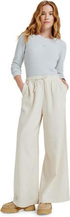 Roxy Relaxhose ROXY Lekeitio Break Mid, Damen, Gr. XXL, parchment, Obermaterial: 55% Leinen, 45% Viskose;, Hosen Relaxhose
