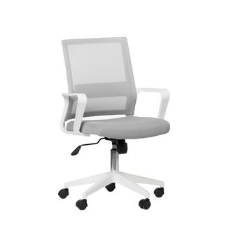 Klast Silla de escritorio de polipropileno gris 60x95 cm