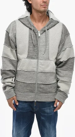 Dsquared2 MAGLIANO Felpa in Cotone e Lana con Cappuccio e Chiusura Zip Dsquared2