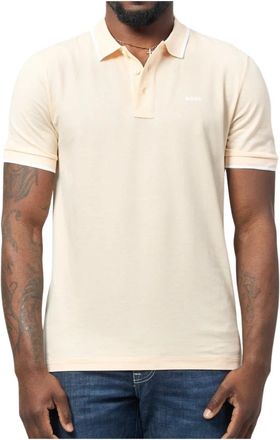 HUGO BOSS Tops, Heren, Oranje, S, Polo Shirts