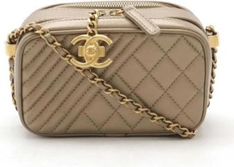 Chanel Pre-owned Cross Body Bag - Dames - Vintage Schoudertas - Bruin - ONE Size - Vintage