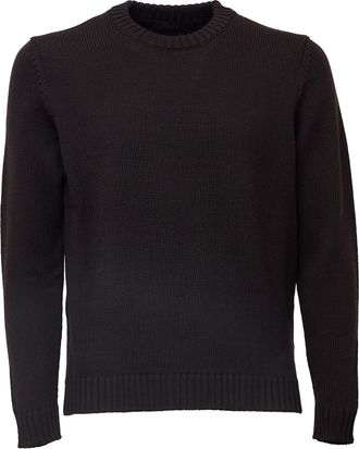 Zanone Slim Fit Ribbed Crewneck Sweater