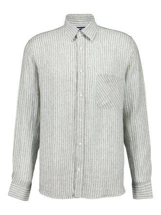 Frescobol Carioca Telles striped button-up shirt - Green