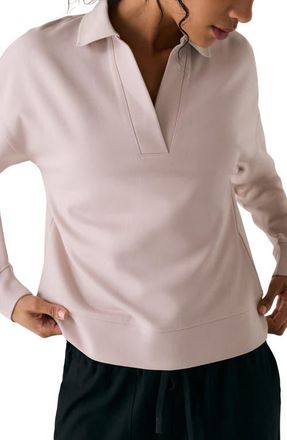 Lole Mindset Johnny Collar Sweatshirt in Abalone at Nordstrom, Size Small