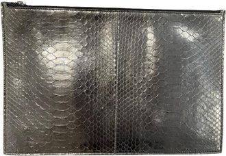 Tom Ford Grey snake skin document holder