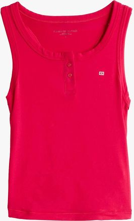 Tommy Hilfiger Womens Tommy Hilfiger LOGO Womens Racerback Pyjama Set Vivacious Pink - Size: 10