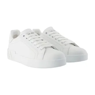 Dolce & Gabbana Womens Sneaker White Calfskin