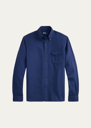 Polo Ralph Lauren Mens Classic-Fit Twill Workshirt