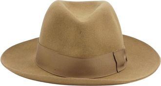 Borsalino Hats - Heren - Hoeden - Bruin - 58 CM - Accessoires