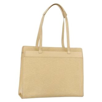 Louis Vuitton Pre-owned Tote Bags, female, Beige, Size: ONE SIZE Pre-owned Leather Tote Bag