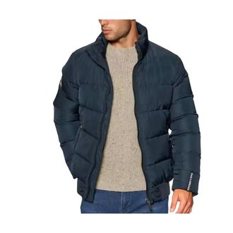 Superdry Hombre, Chaquetas, Azul, Talla: S