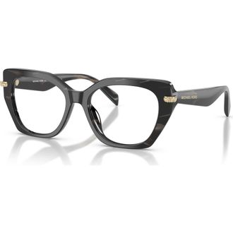 Michael Kors 53mm Irregular optical glasses in Black at Nordstrom