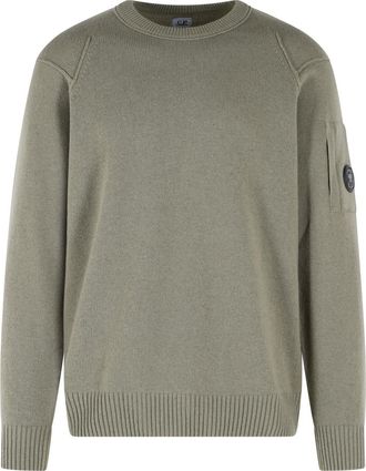 C.P. Company Black Wool Blend Sweater