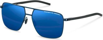 Porsche Design P8963 C775 Mens Sunglasses Blue Size 61