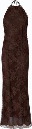 Pinko Maxi Kleedjes - Dames - Avondkleed - Bruin - L - Kleedjes