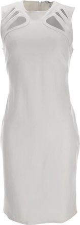 Diane Von F&uuml;rstenberg Diane Von Furstenberg Cutout Midi Dress in White Rayon
