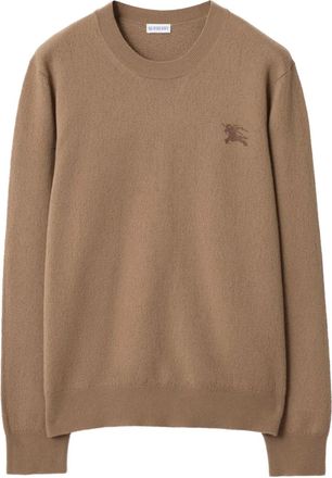 Burberry Trui met geborduurd logo - Bruin