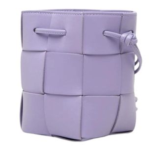 Bottega Veneta Bolso Cubo de Nappa Tejida Pre-owned - Pre-owned - Mujer - P&uacute;rpura - ONE SIZE