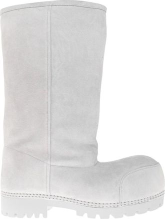 Balenciaga Alaska Fur High Boot - Sport - Hombre - Gris - 45 EU