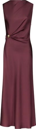 LouLou Abito midi con dettaglio attorcigliato - Rosso