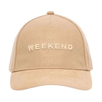 Max Mara Gorra Wkdpomposa - Accessories - Mujer - Beige - ONE SIZE