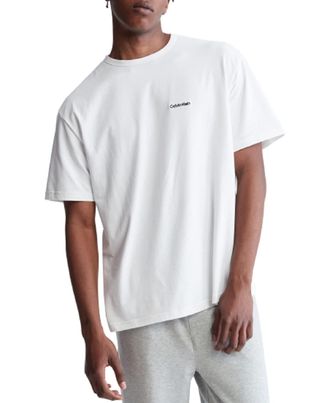 Calvin Klein Mens Newport Moisture Wicking T-Shirt - White - XL