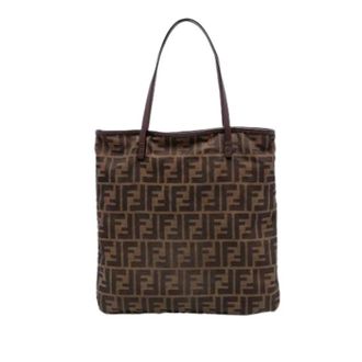 Fendi Bolso Tote de Lona Pre-owned - Pre-owned - Mujer - Marr&oacute;n - ONE SIZE