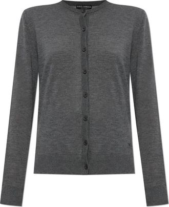 Dolce & Gabbana Kasjmier vest - Dames - Cashmere truien - Grijs - S - Kasjmier - Truien & Vesten