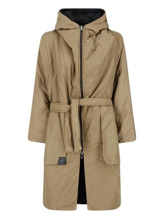 Kimo no-rain Olive Green Kimo No-Rain Reversible Belted Waterproof Jacket