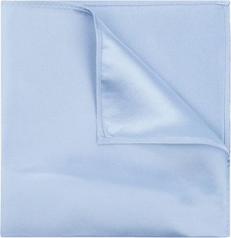 Monti Einstecktuch aus Seide in Blau, Größe 1