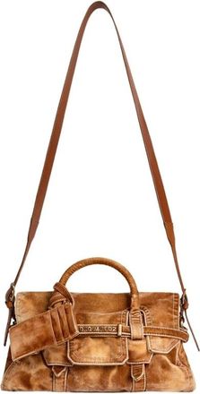 Dsquared2 Tassen, Dames, Bruin, ONE Size, Katoen, Twin Bag