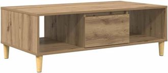 vidaXL Coffee Table Artisan oak 103.5 x 60 x 35 cm Engineered wood vidaXL